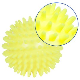 Sport-Tec Hedgehog Ball Massage Ball Reflex Zones Massage Self Massage Soft 8 cm Neon Yellow