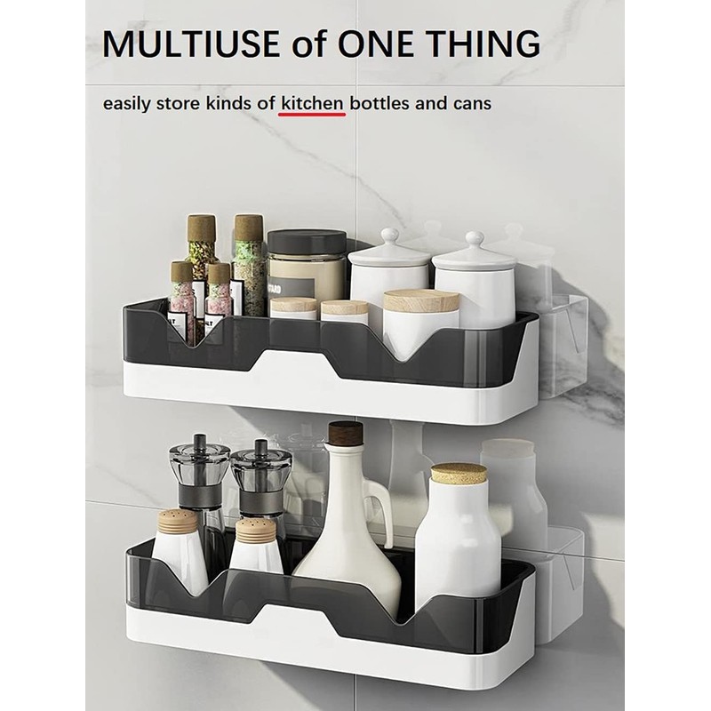 2-Pack Shower Caddy, Separable Shower Organizer, No Drilling Double Layer