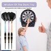 BIPY 72PCS Dart Shafts and Flights Set in 15Pcs Gradient