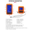 Wireless Meat Thermometer with 2 Probes 328Ft Long Range LCD