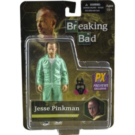 Mezco Toys Breaking Bad: Jesse Pinkman green Hazmat 6" Action Figure