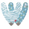 Nuby 100% Natural Cotton Muslin Bib - Bib with Teething