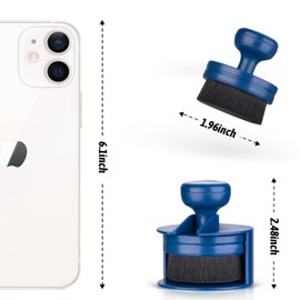 BABYSHEEP Car Tire Shine Applicator,Vegan Tire Shine Brush with Stand for Auto Detailing Cleaning Service,Blue