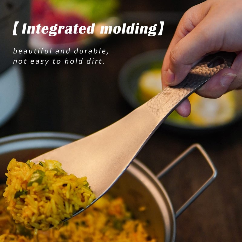 Boundless Voyage Titanium Rice Spoon Serving Spoon Kitchen Utensils Rice