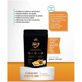Té Mango Africano FITPLUS 360 – 15 Sobres Naturales y Refrescantes