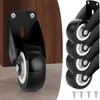 4-Pack 2" Gate Wheels, Anti-Sag Door Bottom Support Wheels, Anti-Friction