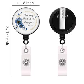 KUIYAI Christian Badge Reel, JW Ministry Gift, Christian Religious Gift, Christening Gift, JW Pioneer Gift (Seeking Jehovah Badge)