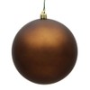 Vickerman 2.4" Mocha Matte Ball Ornament. Includes 24 Ornaments per