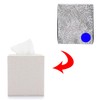 Sumnacon Square Linen Tissue Box Cover - Stylish Cube Tissue