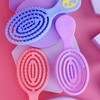 Pink Scalp Massage Brush Hair Loss Comb 2ea