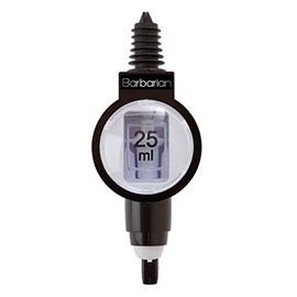 Barbarian 25ml Professional Single Optic Measure - Individual Spirit Dispenser Home Bar Pub Optics Shot