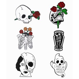 Juego de 7 pines esmaltados para mochilas lindos pines para chaquetas de esmalte para bolsas de libros