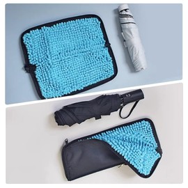 Umbrella Case Waterproof Oxford Cloth Portable Wet Umbrella Storage Pouch Folding Umbrella Bag Strong Water Absorption for Home Car Work and School 11 * 4.72 inch