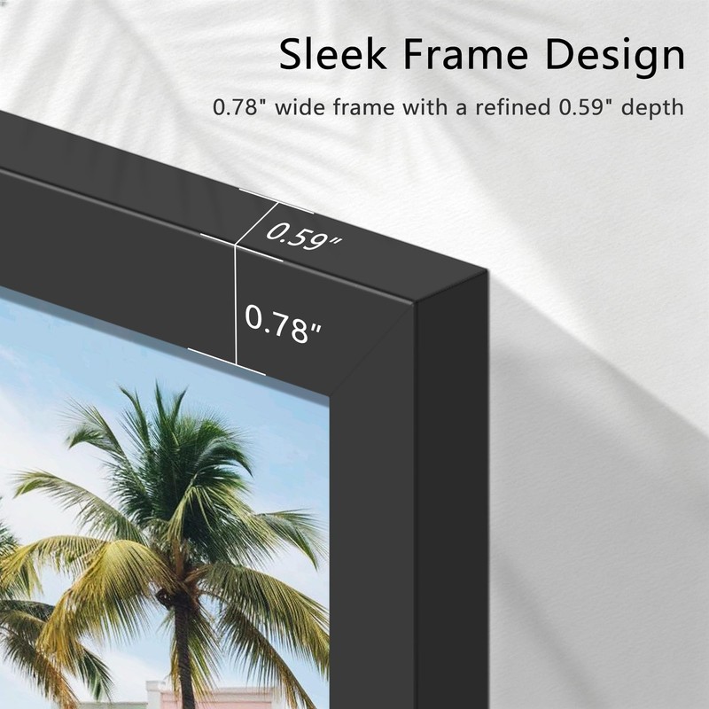 PEALSN 13x19 Picture Frame Black,Wall Gallery Frame for Wall Mounting