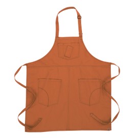 Chef Works Men's Rockford Bib Apron, Nutmeg