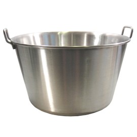 Ballington Cazo Grande Para Carnitas Extra Large 21" inch Stainless Steel Heavy Duty Acero Inoxidable Wok comal Fry