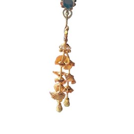 Women's Patiala Shahi Paranda/Parandi Traditional Hair Accessory Braid Tassles/Hair Extension/Choti Mirror Design (Gold) Pack Of 1