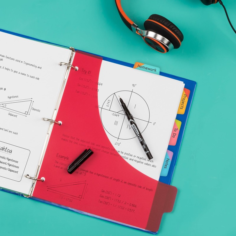 Avery Ultra Tabs Bundle, Student and School Subject Tabs, 2.5"
