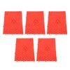 5Pcs Foot Massage Mat TPE Acupressure Walking Toe Plate Massage