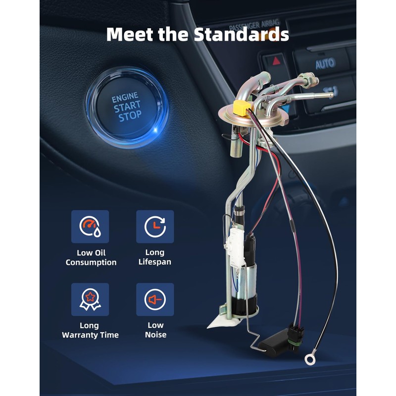 ECCPP Fuel Pump Assembly Replacement for 1992-1993 for Chevy S10