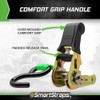 Smartstraps Ratchet Straps - 6Ft Grn Padded Ratchet 2Pk 1,500Lb