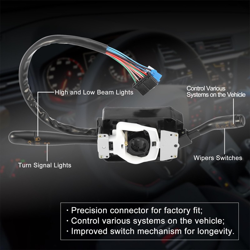 X AUTOHAUX Turn Signal Switch Windshield Wiper Switch with Cruise