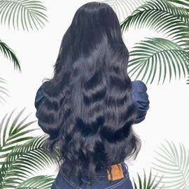 Belowilif Tape in Hair Extensions - Jet Black, Pre-taped Reusable Double sided Seamless Invisible Real Remy Human Hair Skin Weft with Upgrade Strong Tape 4 x 0.9cm (1.58 x 0.36 Inch) 50g 20 pcs 20 Inch