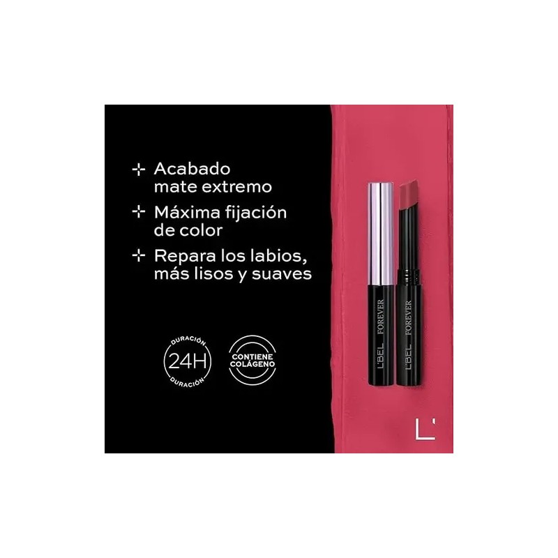 Lbel Forever Labial Mate En Barra De Larga Duración 2g