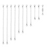 10pcs Necklace Extender Chains, 5 Sizes Bracelet Extender with Double