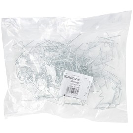 Merriway BH05303 (100 Pcs) Greenhouse Glazing Clip Wire W Type - Pack of 100 Pieces, White