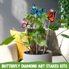 Wivico 8 Pcs Butterfly Diamond Art Kits for Adults,Small Butterfly