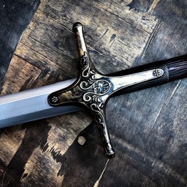 41 Inch Medieval Foam Witcher Hunting Long Sword for Cosplay LARP Costume Hollween (Iris)