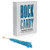 Blue Rock Candy Sugar Sticks - Blue Raspberry Flavored -