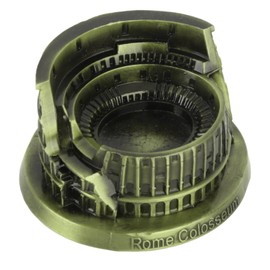 The Ancient Rome Colosseum Model Metal Craft Ornaments Tourist Souvenirs Living Room Office Decoration Crafts (Bronze)