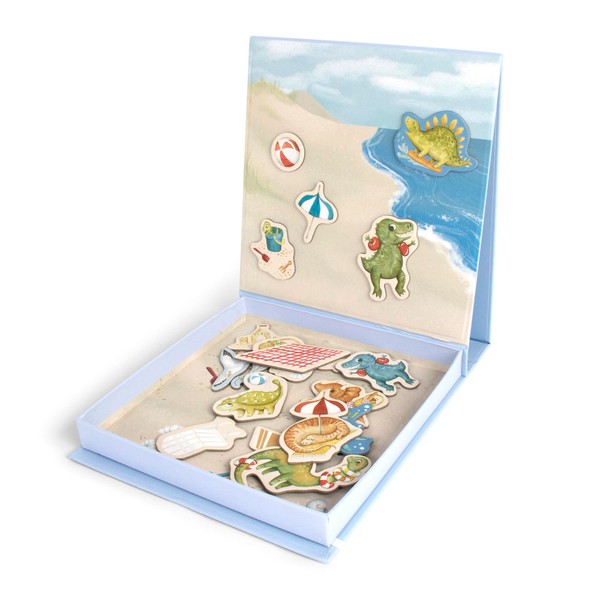 Filibabba Magnetic Puzzle Games, Montessori Games, Dinosaurs, Developing Fine Motor