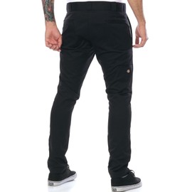 Dickies Skinny Fit Double Knee Work Pants. Black, 34 32