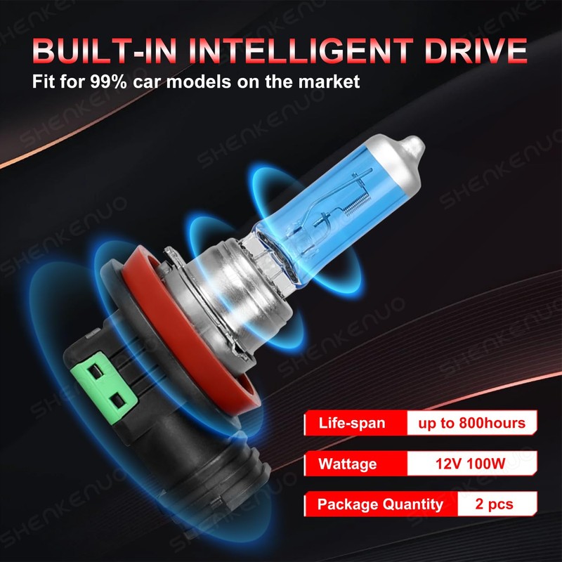 HMCYCI For Volvo VNL VNM 2004-2015 High Performance Halogen Headlight
