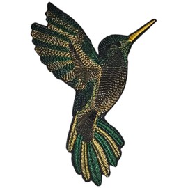 Jamaican Hummingbird And 3 Flags  Embroidered Patches Sew On & Iron On available
