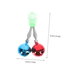 SUPVOX 20pcs Fishing Twin Alert Bells Fishing Rod Alarm Bells Easy Thread Design and Beginners for Enhanced Visibility