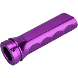 Senyar Cubierta del freno de mano, Universal Auto Car Aleación de aluminio Cubierta del freno de mano Protector de la manija Funda del freno de mano(Púrpura)
