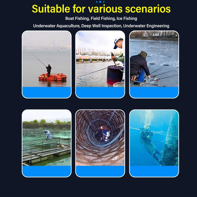 Fishing Camera Night Vision Waterproof 2000cd 5.0 Inch Touch Screen