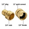 Twinkle Star Pressure Washer Adapter Set, Quick Disconnect Kit, M22