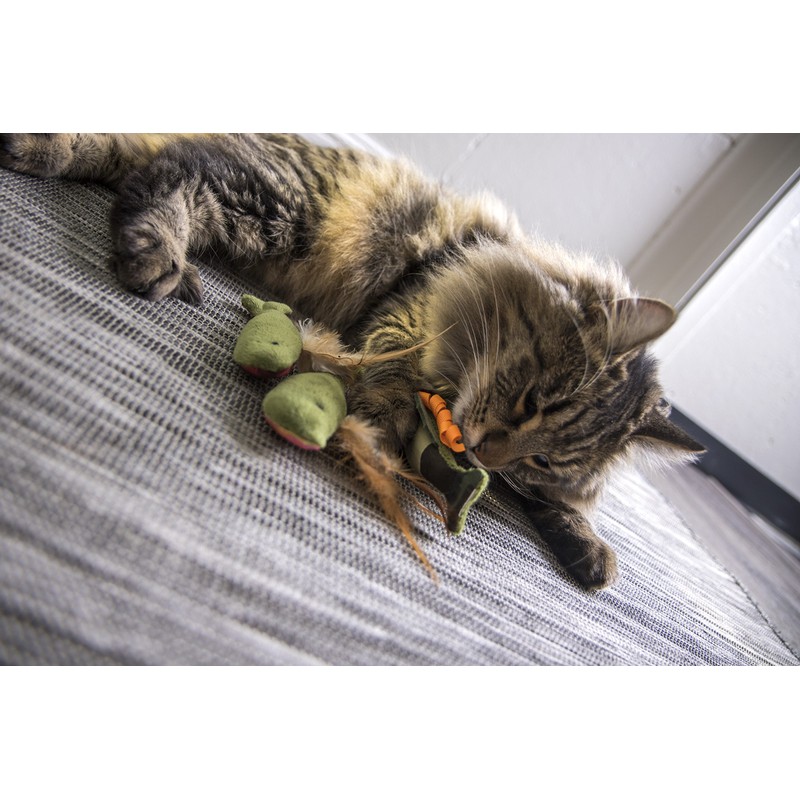 SmartyKat (3 Count) Fish Friends Crinkle Catnip Cat Toys -