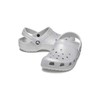 Crocs Kids' Classic Glitter Clog 28-29 EU Silver Glitter, Silver