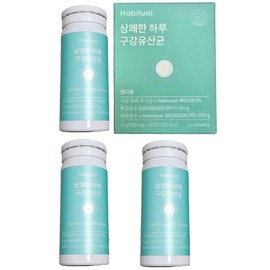 Wisely Oral Lactobacillus Apple Mint Gum, 90 tablets total / 와이즐리 구강유산균 애플민트 잇몸 총 90정