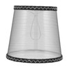 CHILDWEET Ambient Lighting Accessory Black Silver Thread Lampshade Cover for