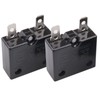 ZOOKOTO 2Pcs 25A Automatic Thermal Circuit Breaker Thermal Overload Protector