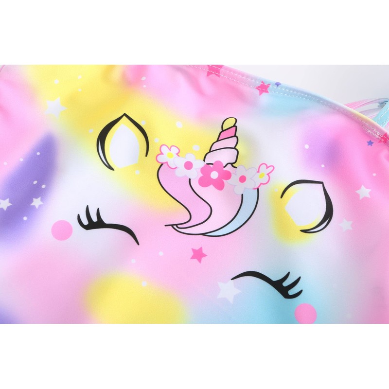 Akokvlar Traje de baño de Dos Piezas de Unicornio para