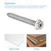 sourcing map Phillips Hex Washer Self Tapping Screws, M5 x