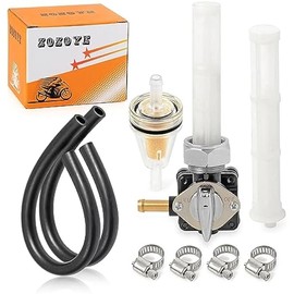 Fuel Valve Petcock 22mm Left exit For FLST FXST FLT FXD 1995-2001 61338-94D VACUUM SYSTEM Petcock